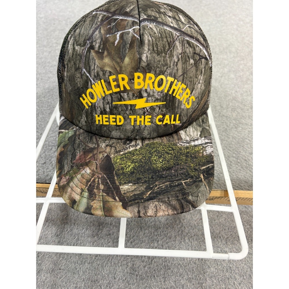 Howler Brothers Camouflage Snapback Trucker Hat (Adult) Green